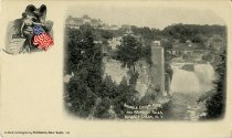 Ausable Chasm Hotel and Rainbow Falls, Ausable Chasm, N.Y.