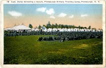 Capt. Dorey Delivering A Lecture, Plattsburgh Military Training Camp, Plattsburgh, N.Y.