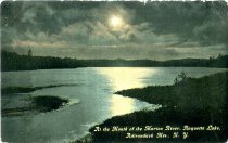 At the Mouth of the Marion River, Raquette Lake, Adirondack Mts., N.Y.