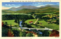 Meter Olympic Ski Jump, Lake Placid, N.Y., Ausable River in Distance