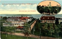 Bird's-eye View Catholic Summer School, Plattsburgh, N.Y.