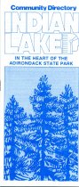 Community Directory Indian Lake, In the Heart of the Adirondack State Park