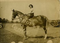 Girl on Horseback at Moss Lake Camp