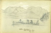 Gothic Mountains, Upper Ausable Lake. August 1870