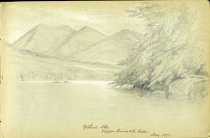 Gothic Mts. Upper Ausable Lake. August 1870