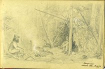 Camp Near Moose Mt.  August, 1870