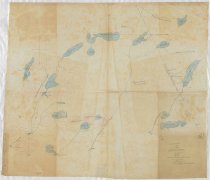 1879 S. N. Y. Adirondack Survey, Middle Western Division, sketch showing ponds north of Stillwater (Beaver River)