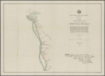 Map showing the location of the highway between Northville and Wells
