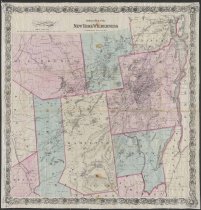 Colton's map of the New York wilderness