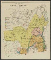 Geological map of Essex County, New York. From notes of Charles H. Hall.