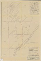 NYS Conservation Dept. Barton Mines Corporation cooperating. Map showing survey of line between Lots 55 & 56, Ponds Survey, Twp. 14, T&C Purchase, Town of Indian Lake, Hamilton County, N.Y. [Hudson River Property]