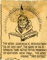 [Adirondack, Ha-De-Ron-Dah, drawing]