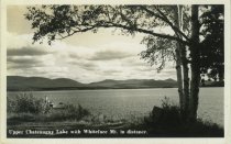Upper Chateaugay Lake with Whiteface Mt. in distance.