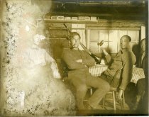 Untitled: Four Men in a Cabin