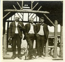 Erwin with his father and grandfather Murray