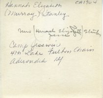 Hannah Elizabeth (Murray) Stanley