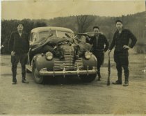 Untitled: Three Hunters, Three Bucks