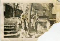 Demolishing Port Henry Bandstand