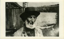 Alvah Dunning  Aug. 1898 at 8th Lake.