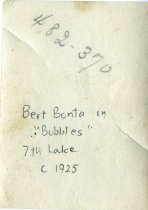 Bert Bonta in "Bubbles"