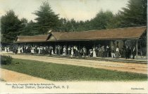 Railroad Station, Sacandaga Park, N. Y.