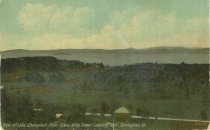 View of Lake Champlain from Ethan Allen Tower Looking West, Burlington, Vt.