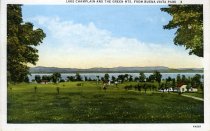 Lake Champlain and the Green Mts. from Buena Vista Park