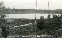 Sunny Lake from Hotel  P.O. Benson Mines, N.Y.
