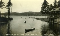 Canoeing on the Inlet  4th. Lake, N.Y.