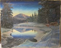 Untitled: Lake Tear of the Clouds at Dusk