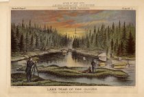 Lake Tear of the Clouds. The Source of the Hudson River.