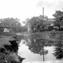 View of river and bridge in the vicinity of the former Kincardine Township.