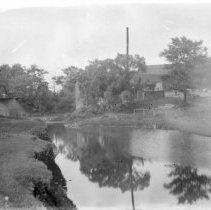 View of river and bridge in the vicinity of the former Kincardine Township.