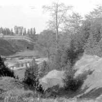 Hill top view of the Kincardine High School, built 1876.