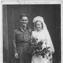Jack Wismer and Evelyn Gymer Wismer wedding