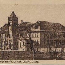 Public and High Schools, Chesley - Front
