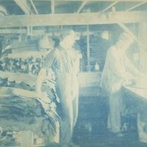 Two men working in Tannery
