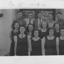 SDHS grade 12 class 1945-6