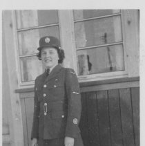 Thelma Sees WWII uniform