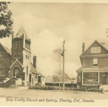Holy Trinity Church and Rectory, Chesley, Ont., Canada