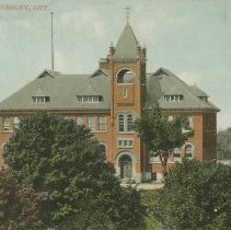 High School, Chesley, Ont., postcard front