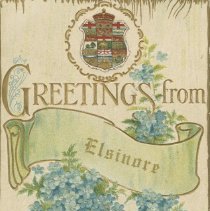 Greetings from Elsinore, Canada, postcard front