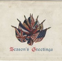 Season's Greetings card, outside