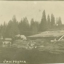 Lime kiln, Inverhuron, postcard front