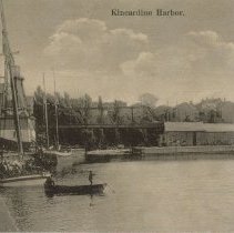 Kincardine Harbor, postcard front
