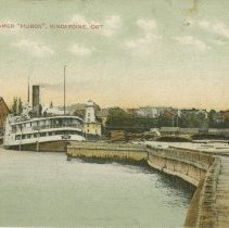 Steamer Huron, Kincardine, Ont., postcard front
