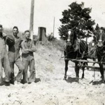 Building of the Kincardine Highway, postcard front
