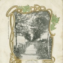 Lovers Walk, Kincardine, Ont., postcard front