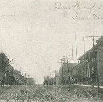 Elora Street, Mildmay, Ont., postcard front