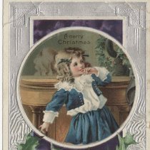 A996.016.002 (020) - A Merry Christmas, 1908, postcard front